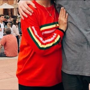 ASOS Sporty Striped Sweater